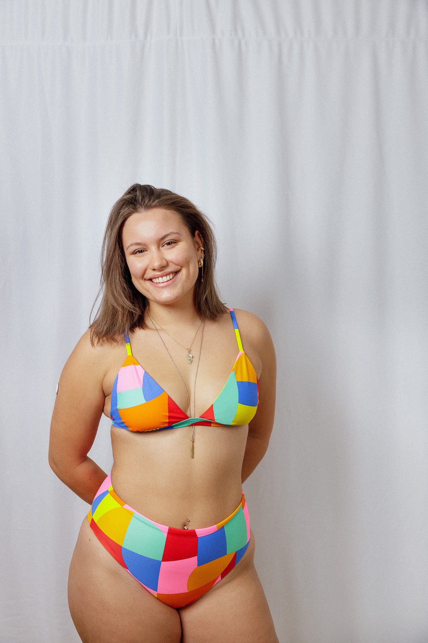 Bikini Hose highwaist Toni - Colourful