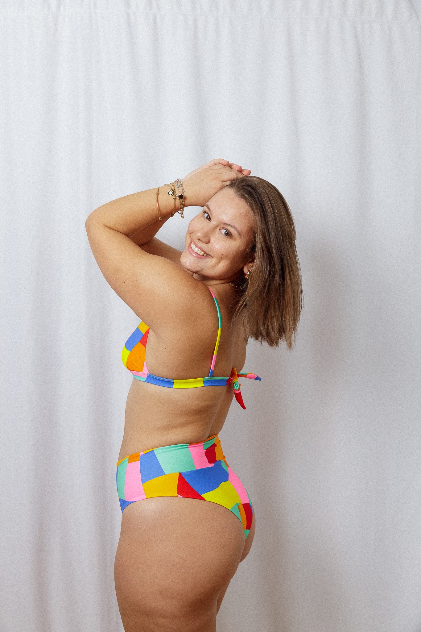 Bikini Hose highwaist Toni - Colourful