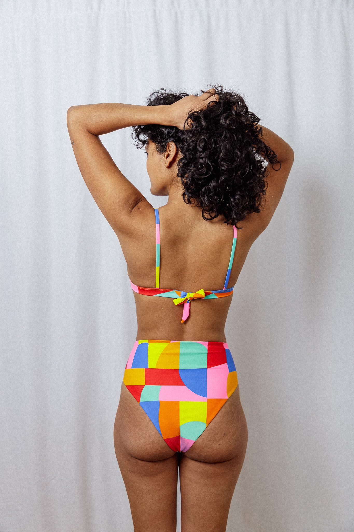 Bikini Hose highwaist Toni - Colourful