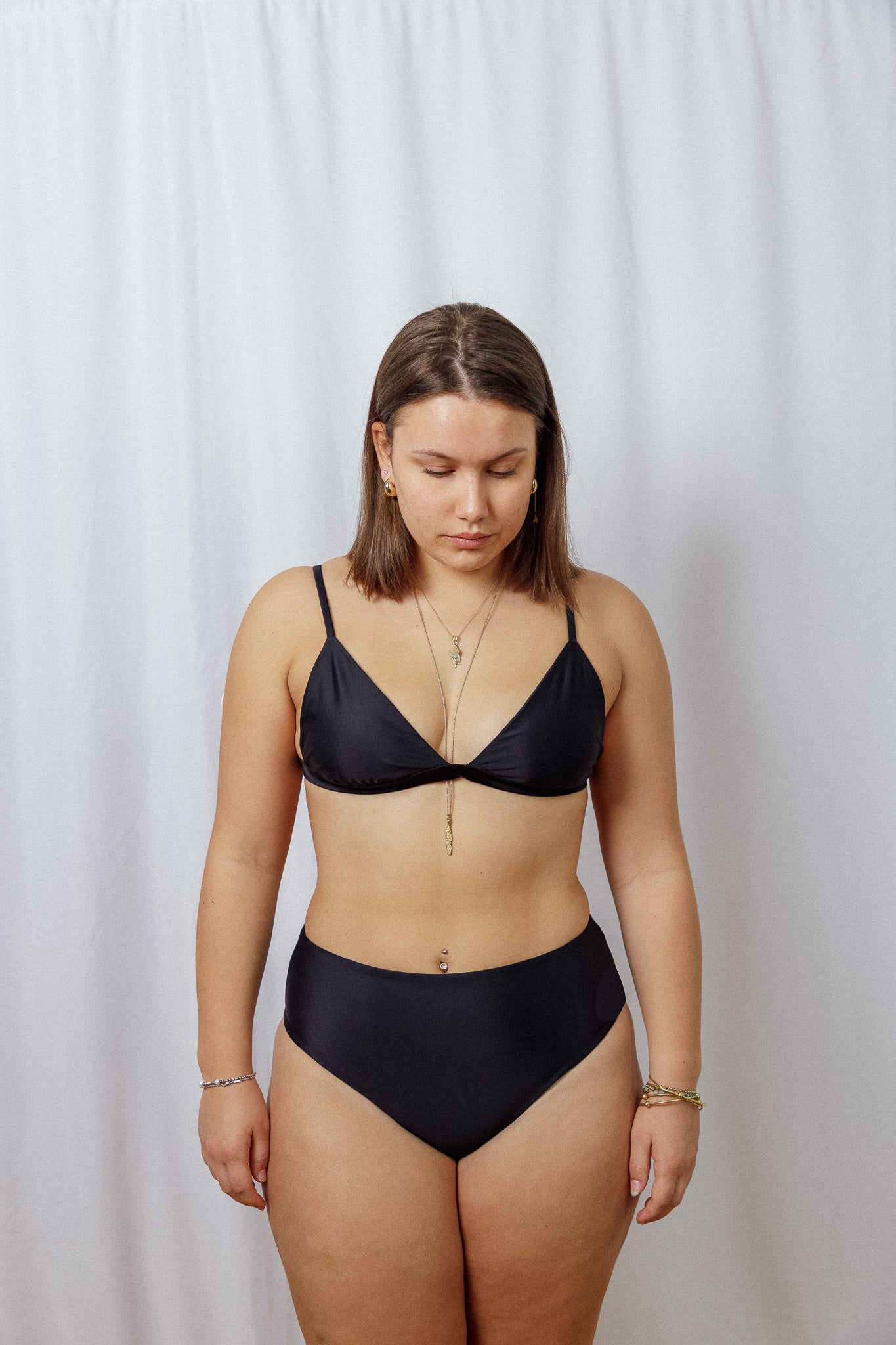 Bikini Hose highwaist Toni - black puma