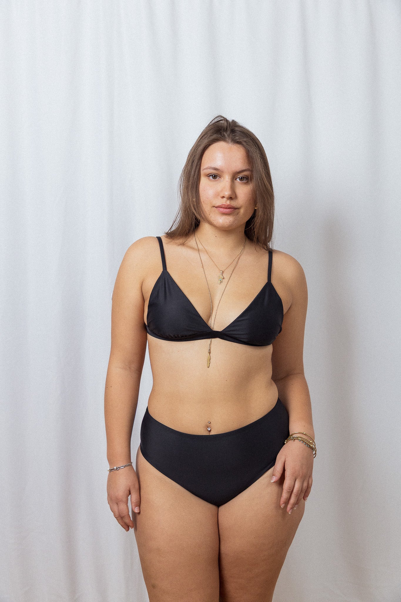 Supportive bikini top Tiago - black puma