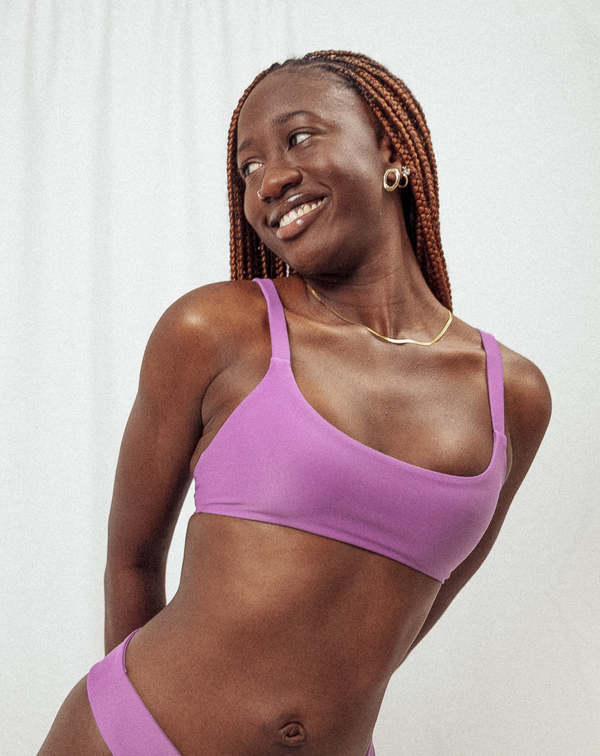 Sport bikini top supportive for big cups