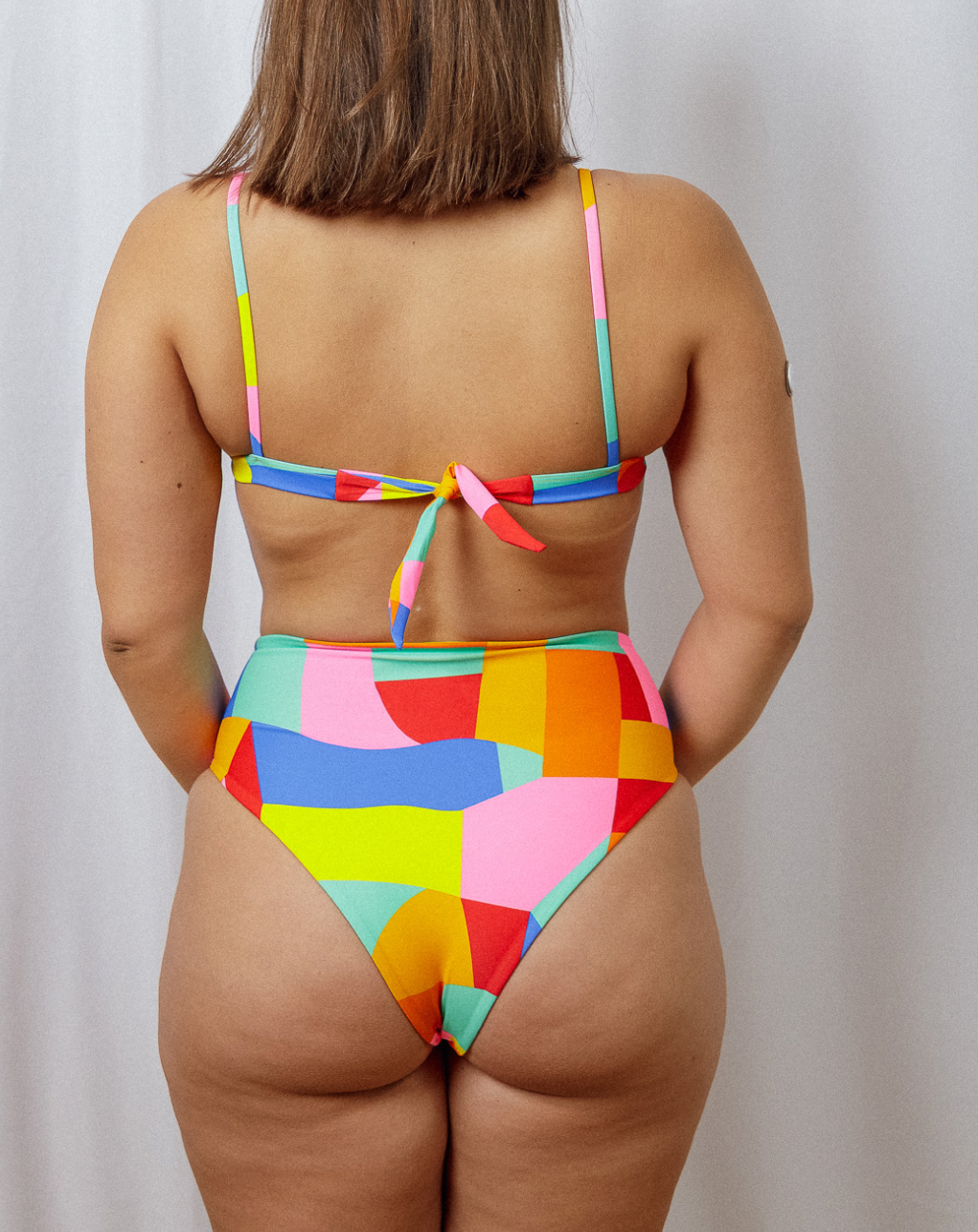 Bikini Hose highwaist Toni - Colourful