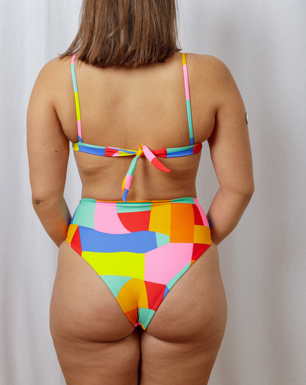 Bikini Hose highwaist Toni - Colourful