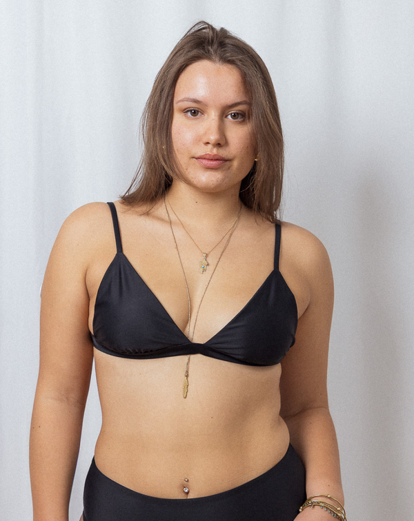 Supportive bikini top Tiago - black puma