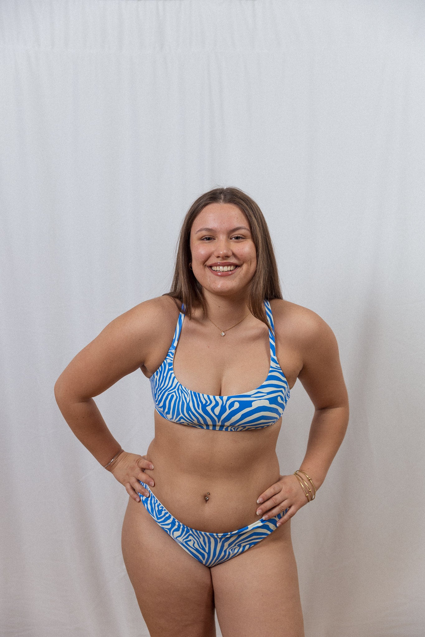 Bikini Hose João - Blue Zebra